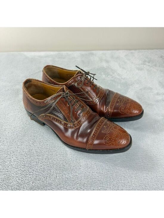 John Fluevog Other - John Fluevog Men's Sz 8 US The Gateways Brandenburg Oxford brogue shoes brown